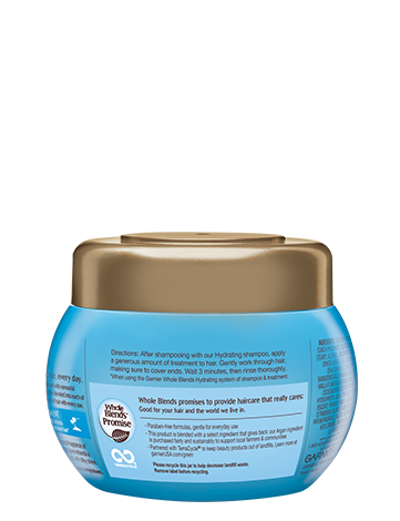 Garnier Whole Blends Coconut Water & Vanilla Milk Hydrating Mask 10.1 oz for De-hydrated Hair